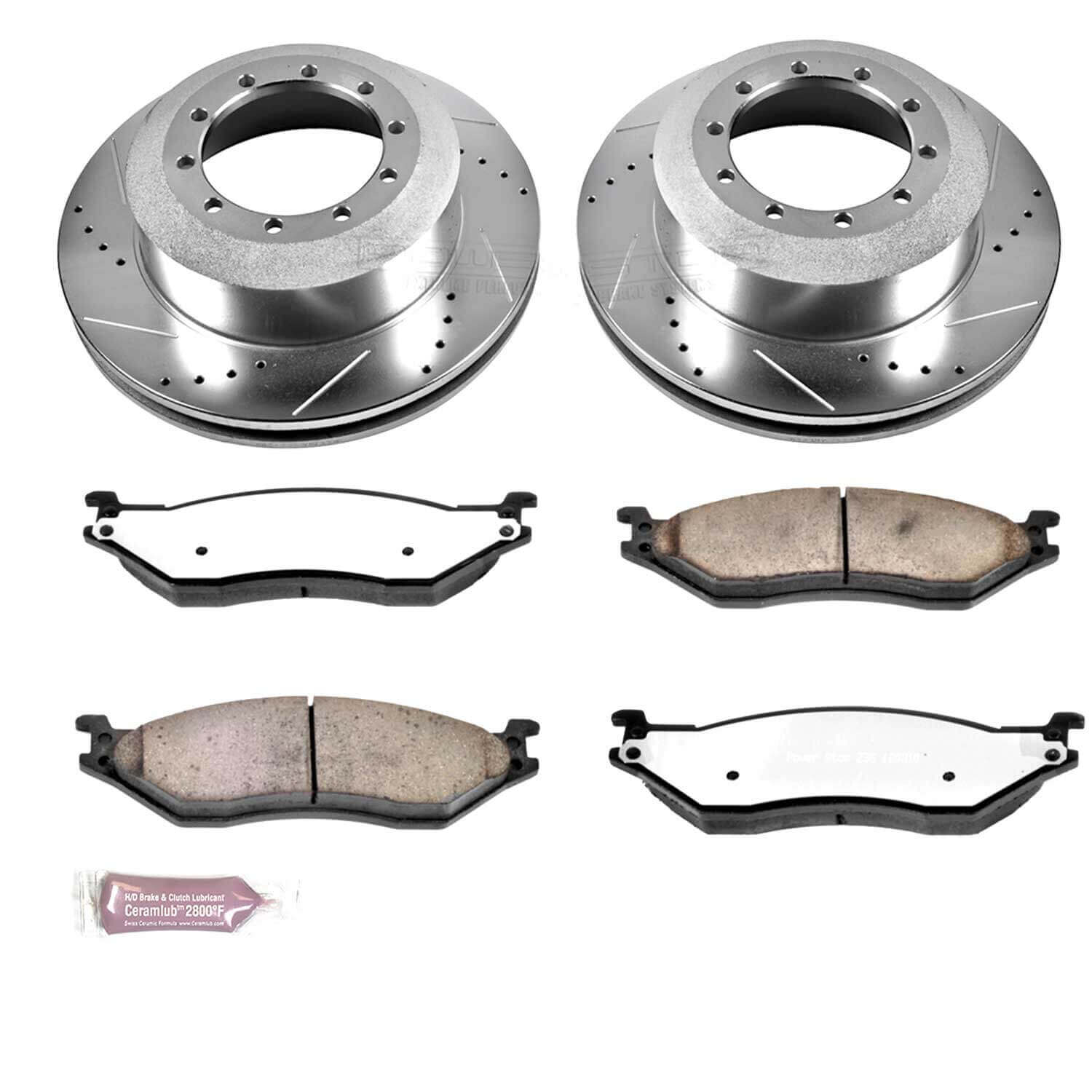 Power Stop K5966-36 Z36 Severe-Duty Truck And Tow 1-Click Brake Kit (Rear) for 2005-2016 Ford F-450 Super Duty product image