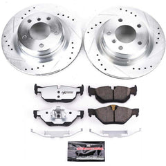 Power Stop K5981-26 Z26 Street Warrior 1-Click Rear Brake Kit for 2011-2013 BMW 328I Coupe (2 Door) product image