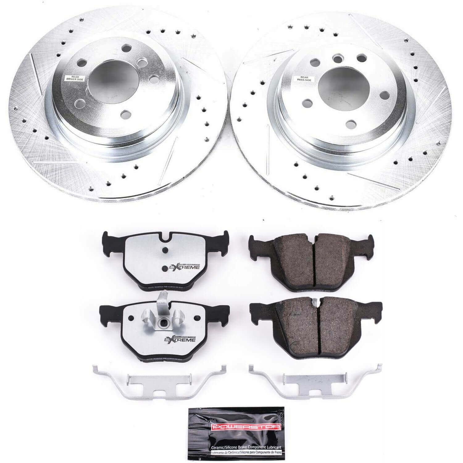 Power Stop K5982-26 - Z26 Street Warrior 1-Click Rear Brake Kit vehicle fitment brake part