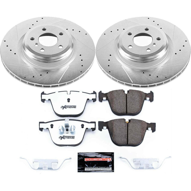 Power Stop K6014-26 Z26 Street Warrior 1-Click Rear Brake Kit for 2009 BMW 750I product image
