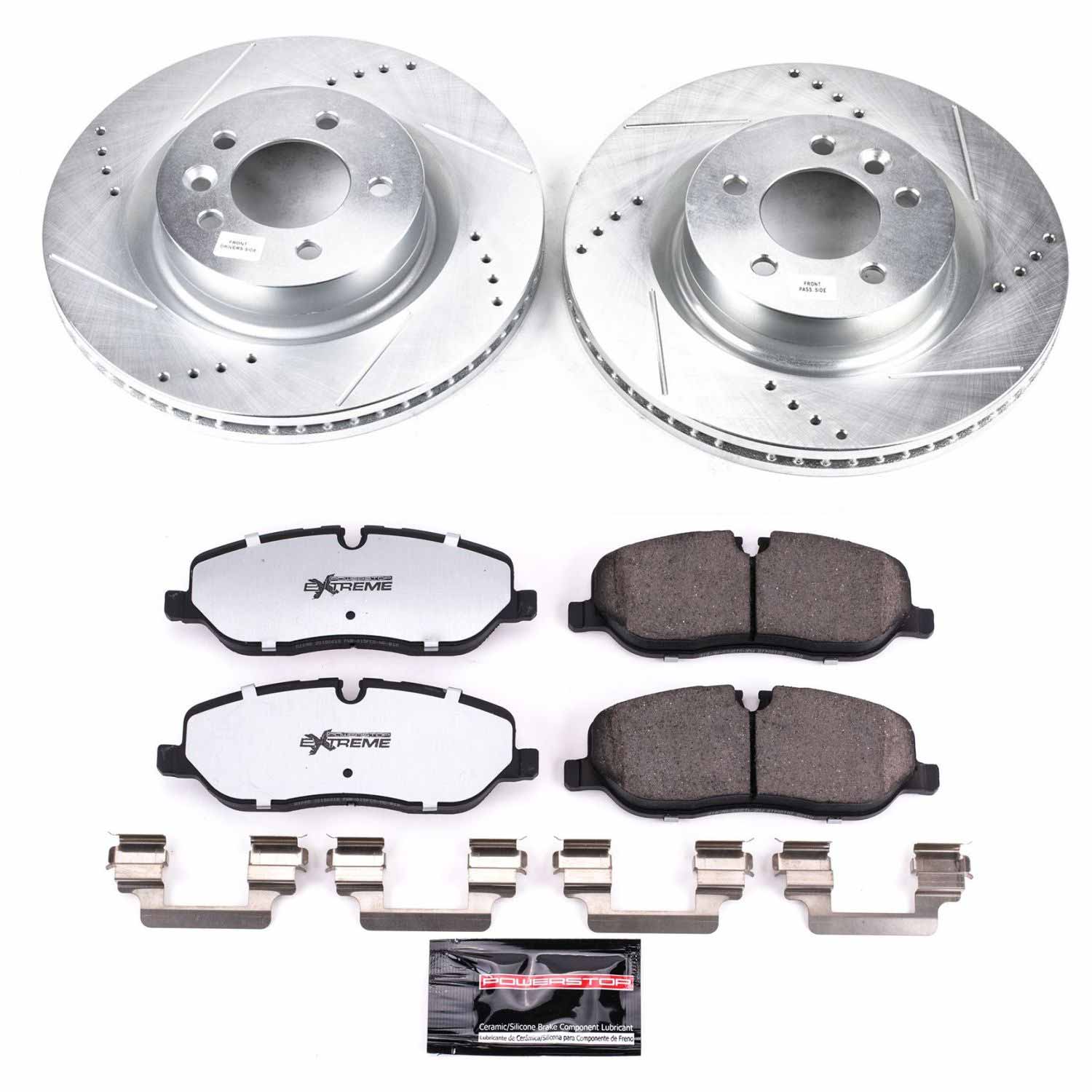 Power Stop K6047-36 Z36 Severe-Duty Truck And Tow 1-Click Front Brake Kit for 2006-2009 Land Rover Range Rover Sport Hse product image