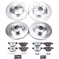 Power Stop K6059-26 - Z26 Street Warrior 1-Click Front And Rear Brake Kit vehicle fitment brake part