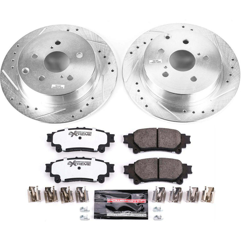 Power Stop K6099-36 Z36 Severe-Duty Truck And Tow 1-Click Rear Brake Kit for 2012-2019 Toyota Mirai product image