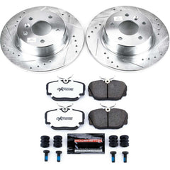 Power Stop K6152-26 Z26 Street Warrior 1-Click Rear Brake Kit for 1999-2004 Land Rover Discovery Series Ii product image