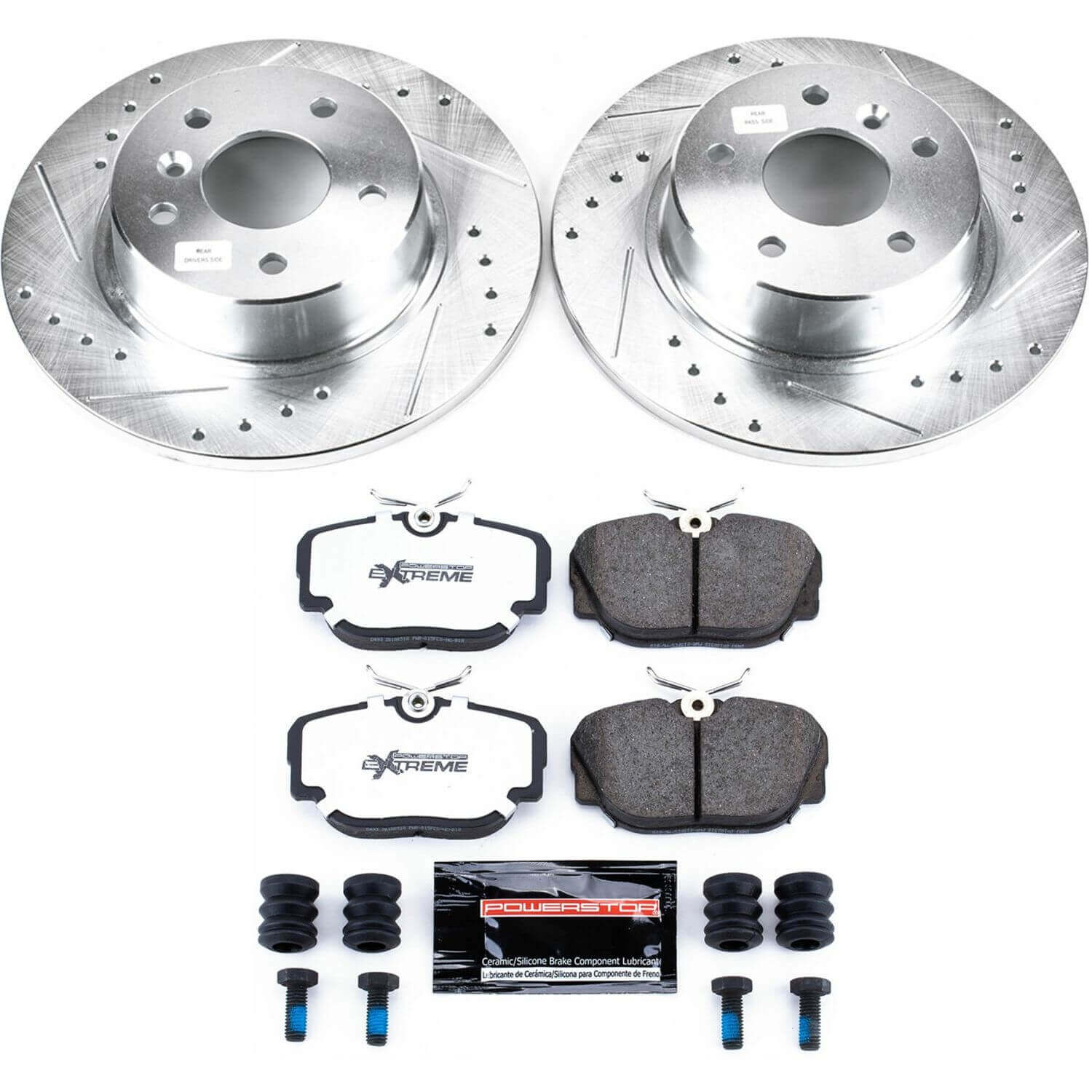 Power Stop K6152-36 Z36 Severe-Duty Truck And Tow 1-Click Rear Brake Kit for 1999-2004 Land Rover Discovery Series Ii product image
