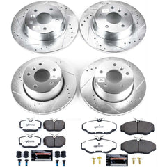 Power Stop K6153-36 Z36 Severe-Duty Truck And Tow 1-Click Front And Rear Brake Kit for 1999 Land Rover Discovery Series Ii product image