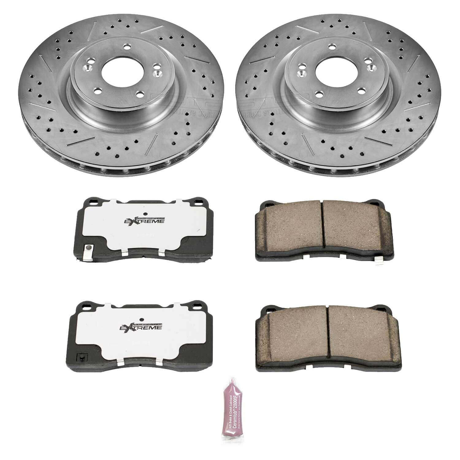 Power Stop K6166-26 - Z26 Extreme Street Warrior 1-Click Brake Kit (Front) vehicle fitment brake part