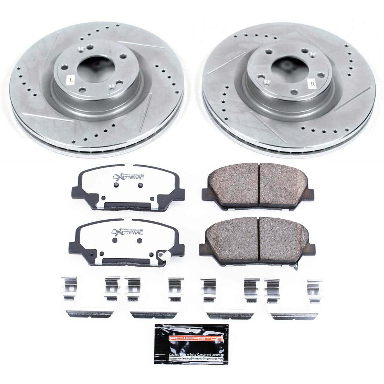 Power Stop K6169-26 - Z26 Street Warrior 1-Click Front Brake Kit vehicle fitment brake part
