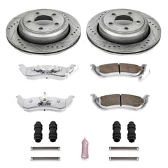 Power Stop K6181-26 Z26 Extreme Street Warrior 1-Click Brake Kit (Rear) for 2010-2011 Ford Ranger product image