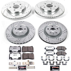 Power Stop K6188-26 Z26 Street Warrior 1-Click Front And Rear Brake Kit for 2012-2013 Buick Regal product image