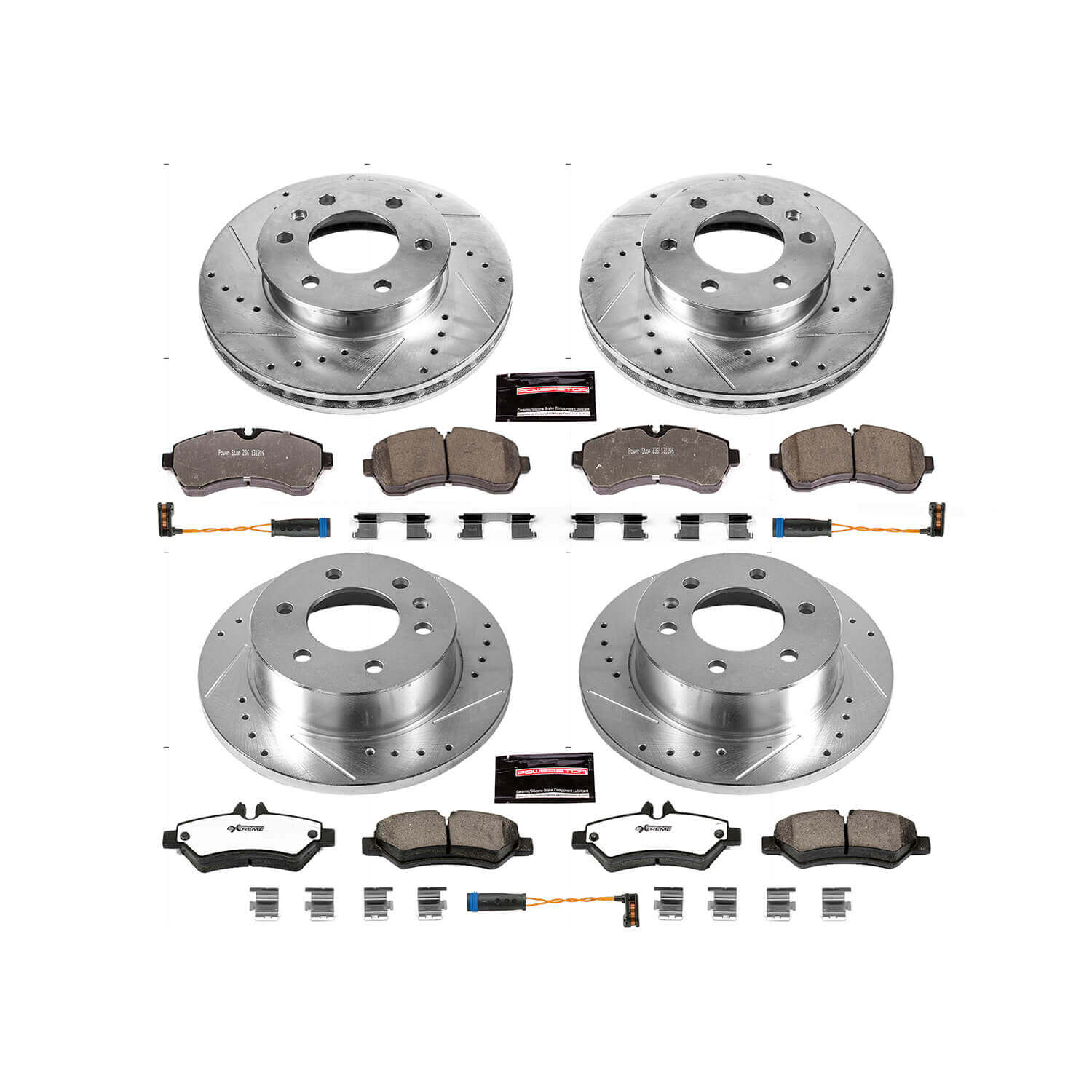 Power Stop K6233-36 Z36 Severe-Duty Truck And Tow 1-Click Front And Rear Brake Kit for 2007-2009 Dodge Sprinter 3500 product image