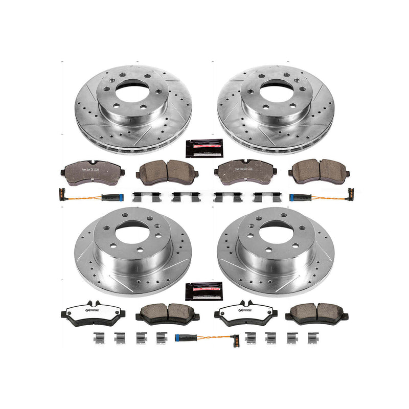 Power Stop K6233-36 Z36 Severe-Duty Truck And Tow 1-Click Front And Rear Brake Kit for 2007-2009 Dodge Sprinter 3500 product image