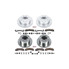 Power Stop K6260-36 Z36 Severe-Duty Truck And Tow 1-Click Brake Kit (Front And Rear) for 2012-2019 Chevrolet Silverado 3500 Hd product image