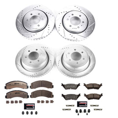 Power Stop K6268-36 Z36 Severe-Duty Truck And Tow 1-Click Brake Kit (Front And Rear) for 2012-2017 Ford F-150 product image