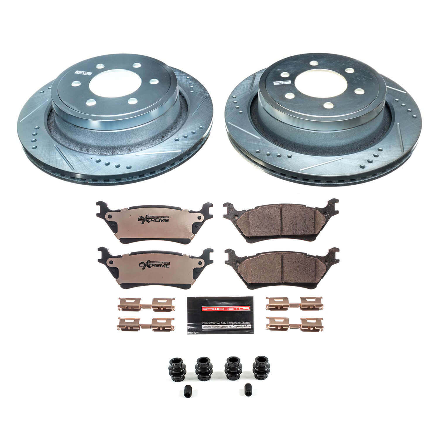 Power Stop K6271-36 Z36 Severe-Duty Truck And Tow 1-Click Brake Kit (Rear) for 2012-2018 Ford F-150 product image