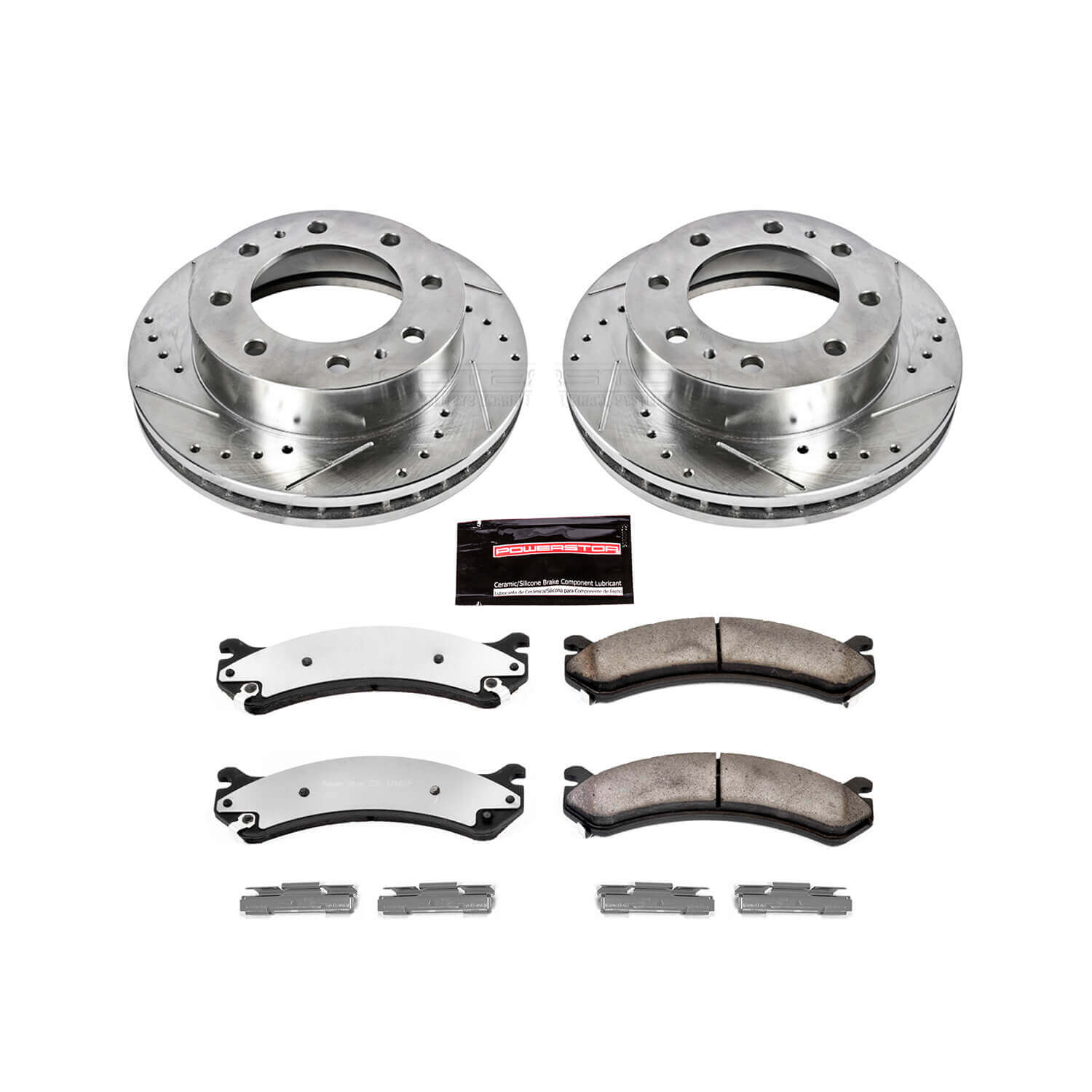 Power Stop K6274-36 Z36 Severe-Duty Truck And Tow 1-Click Front And Rear Brake Kit for 2009-2020 Chevrolet Express 3500 product image