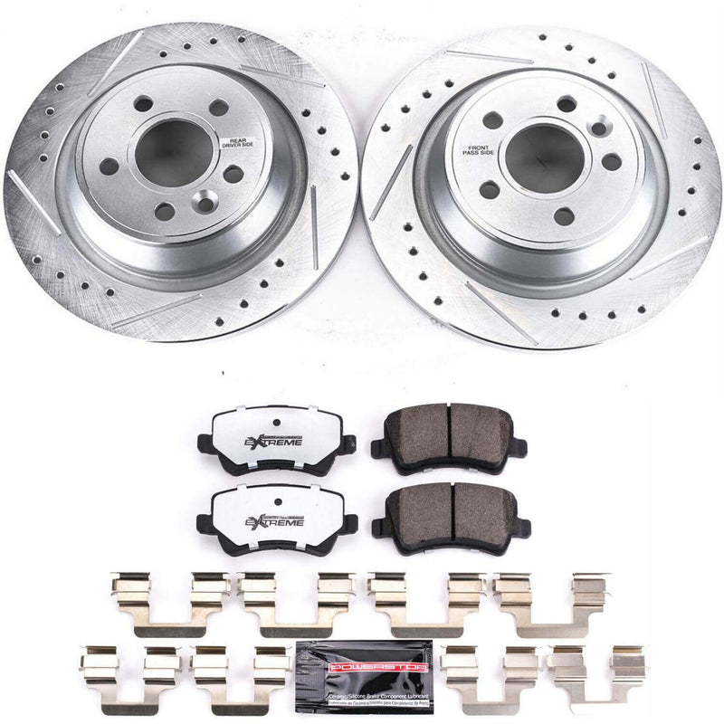 Power Stop K6293-36 Z36 Severe-Duty Truck And Tow 1-Click Rear Brake Kit for 2012-2015 Land Rover Range Rover Evoque product image