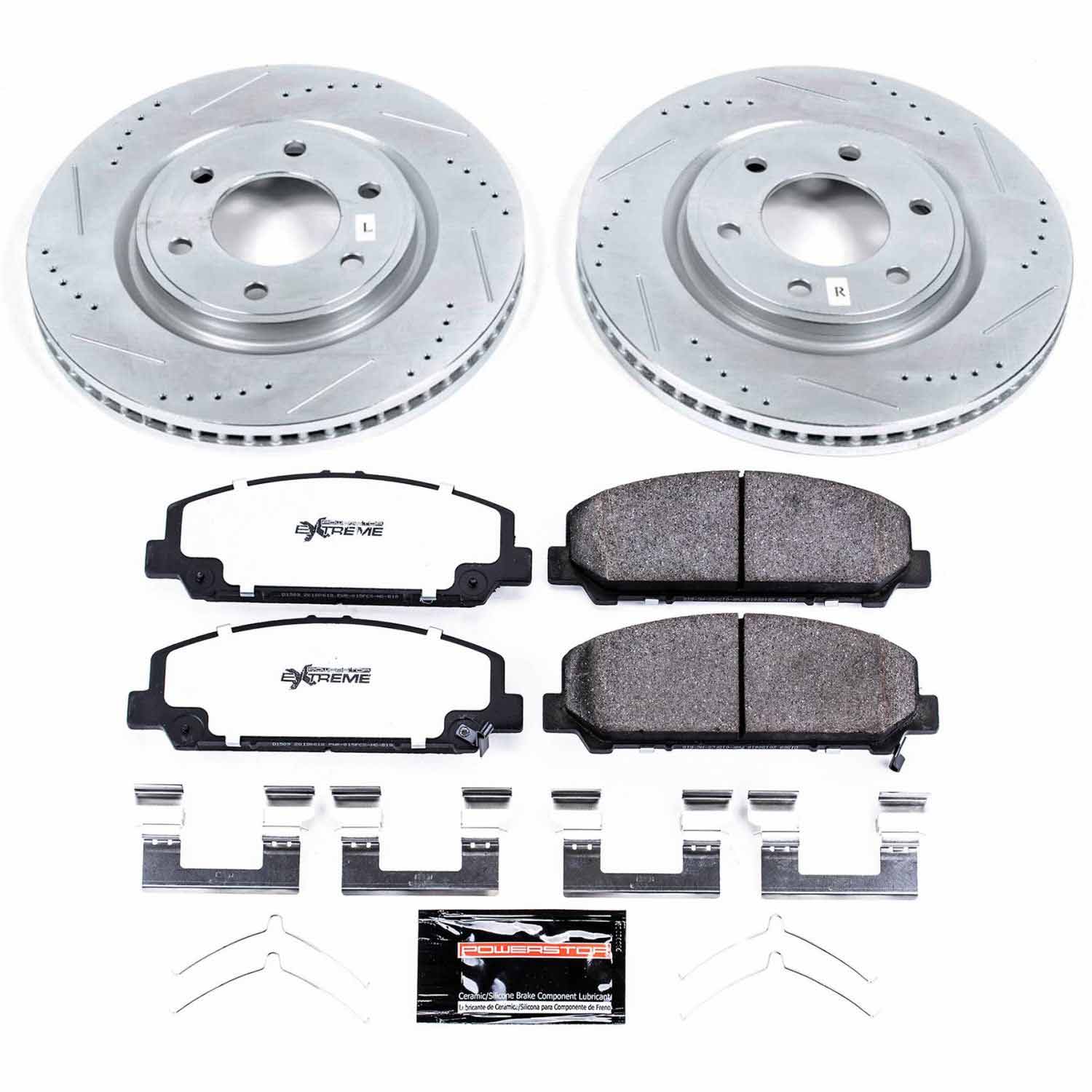 Power Stop K6321-36 Z36 Severe-Duty Truck And Tow 1-Click Front Brake Kit for 2011-2024 INFINITI QX56 product image