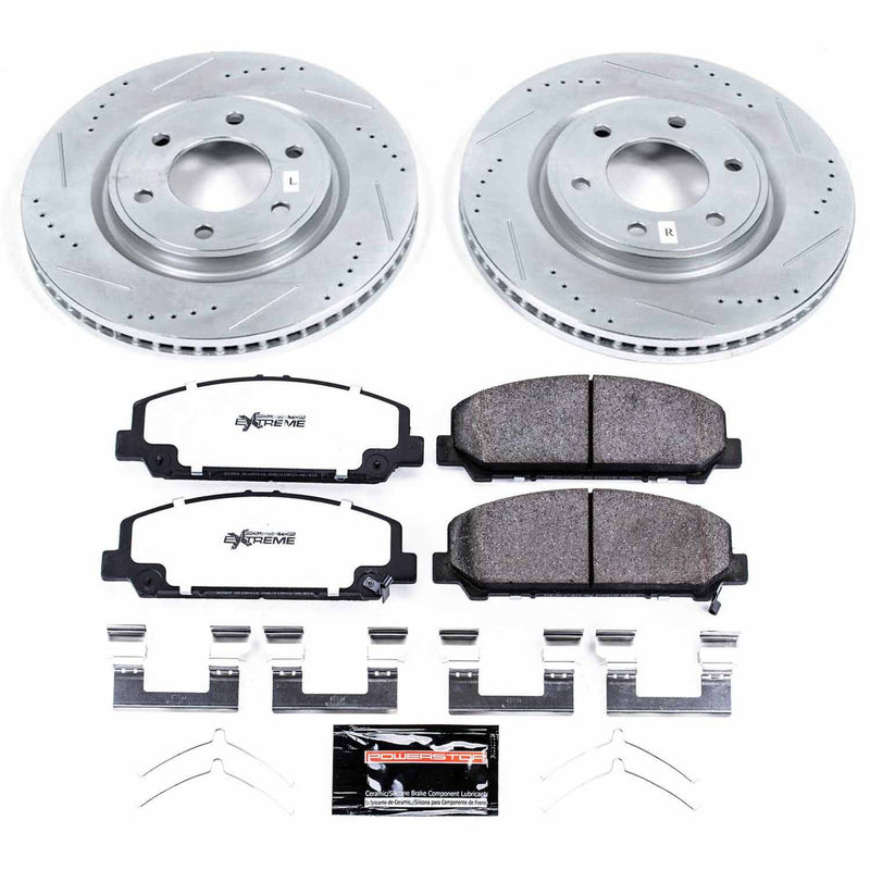 Power Stop K6321-36 Z36 Severe-Duty Truck And Tow 1-Click Front Brake Kit for 2011-2024 INFINITI QX56 product image