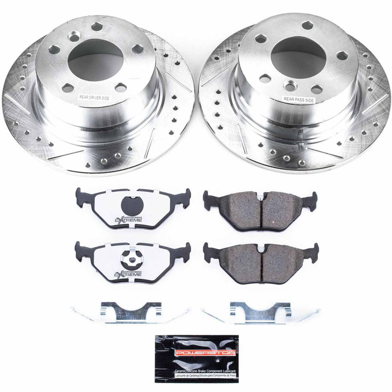 Power Stop K633-26 Z26 Extreme Street Warrior 1-Click Brake Kit (Rear) for 1996-2002 BMW Z3 product image