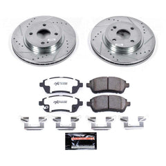 Power Stop K6344-26 Z26 Street Warrior 1-Click Front Brake Kit for 2011-2014 Mazda 2 product image