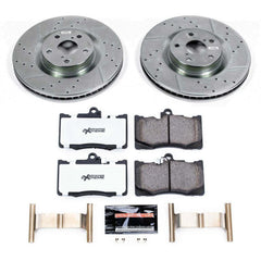 Power Stop K6355-26 Z26 Street Warrior 1-Click Front Brake Kit for 2013-2024 Lexus GS300 product image
