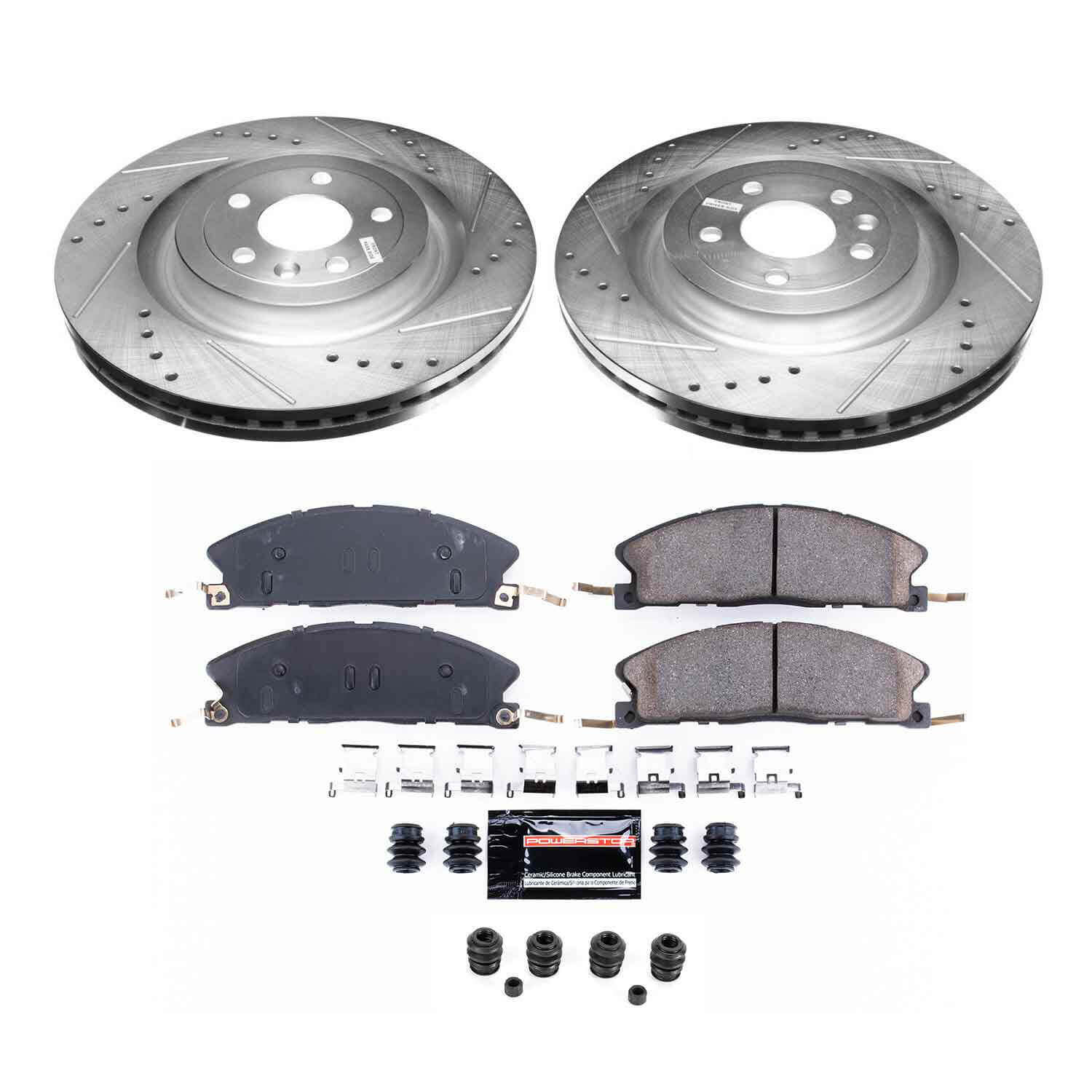 Power Stop K6374-36 Z36 Severe-Duty Truck And Tow 1-Click Front Brake Kit for 2013-2019 Ford Explorer product image