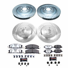 Power Stop K6375-36 Z36 Severe-Duty Truck And Tow 1-Click Front And Rear Brake Kit for 2013-2019 Ford Explorer product image