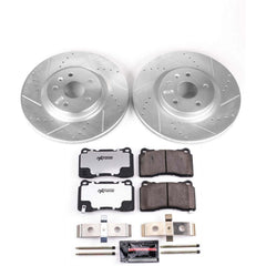 Power Stop K6391-26 Z26 Street Warrior 1-Click Front Brake Kit for 2014-2017 Buick Regal product image