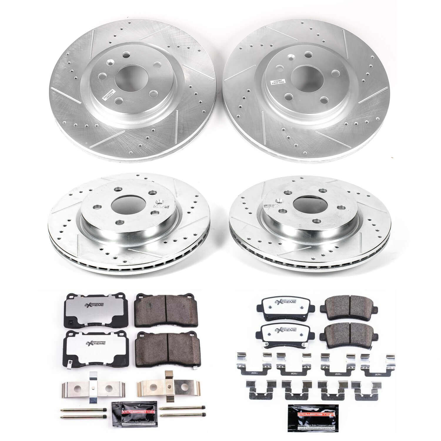 Power Stop K6392-26 Z26 Street Warrior 1-Click Front And Rear Brake Kit for 2014-2017 Buick Regal product image