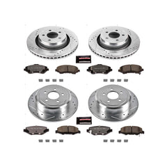 Power Stop K6396-36 Z36 Severe-Duty Truck And Tow 1-Click Front And Rear Brake Kit for 2008-2012 Dodge Nitro product image