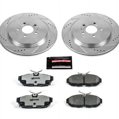 Power Stop K6402-26 Z26 Extreme Street Warrior 1-Click Brake Kit (Rear) for 2013-2014 Ford Mustang Shelby GT500 product image