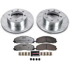 Power Stop K6403-36 Z36 Severe-Duty Truck And Tow 1-Click Brake Kit (Front) for 2012-2022 Ford F-250 Super Duty 4 product image