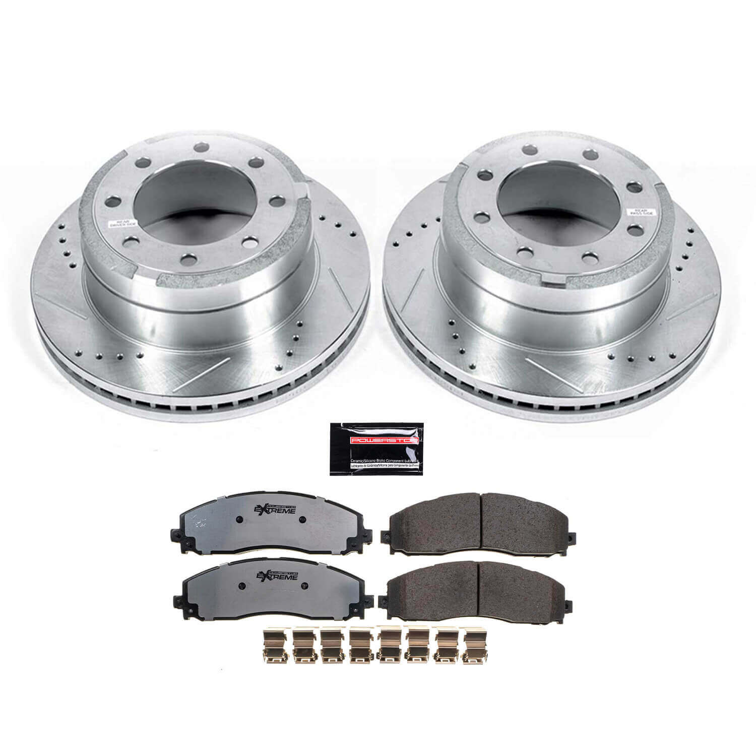 Power Stop K6407-36 Z36 Severe-Duty Truck And Tow 1-Click Brake Kit (Rear) for 2012-2022 Ford F-250 Super Duty product image