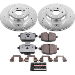 Power Stop K6416-26 Z26 Street Warrior 1-Click Rear Brake Kit for 2010-2017 BMW 550I product image