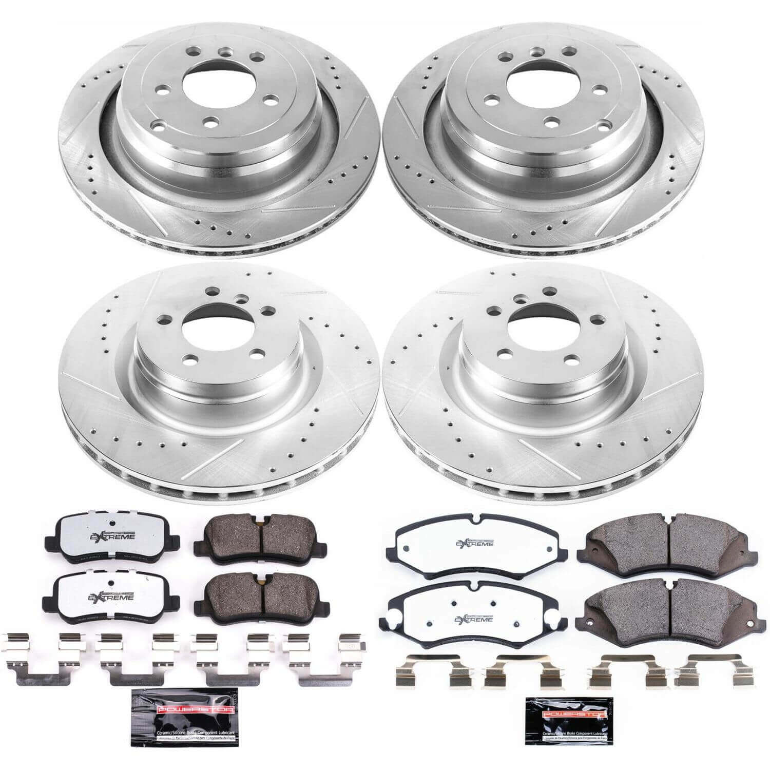Power Stop K6476-36 Z36 Severe-Duty Truck And Tow 1-Click Front And Rear Brake Kit for 2010-2011 Land Rover Range Rover Hse product image