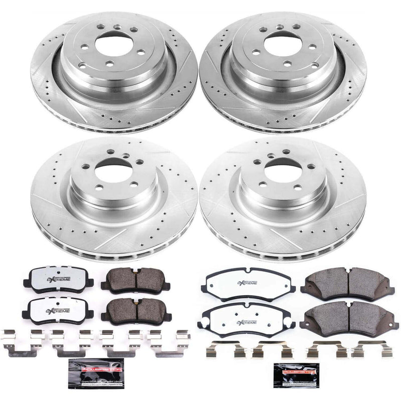 Power Stop K6476-36 Z36 Severe-Duty Truck And Tow 1-Click Front And Rear Brake Kit for 2010-2011 Land Rover Range Rover Hse product image