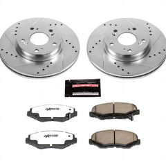 Power Stop K6490-26 Z26 Extreme Street Warrior 1-Click Brake Kit (Front) for 2013-2017 Acura Ilx product image