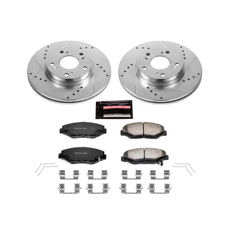 Power Stop K6490-36 Z36 Severe-Duty Truck And Tow 1-Click Brake Kit (Front) for 2013-2017 Acura Ilx product image