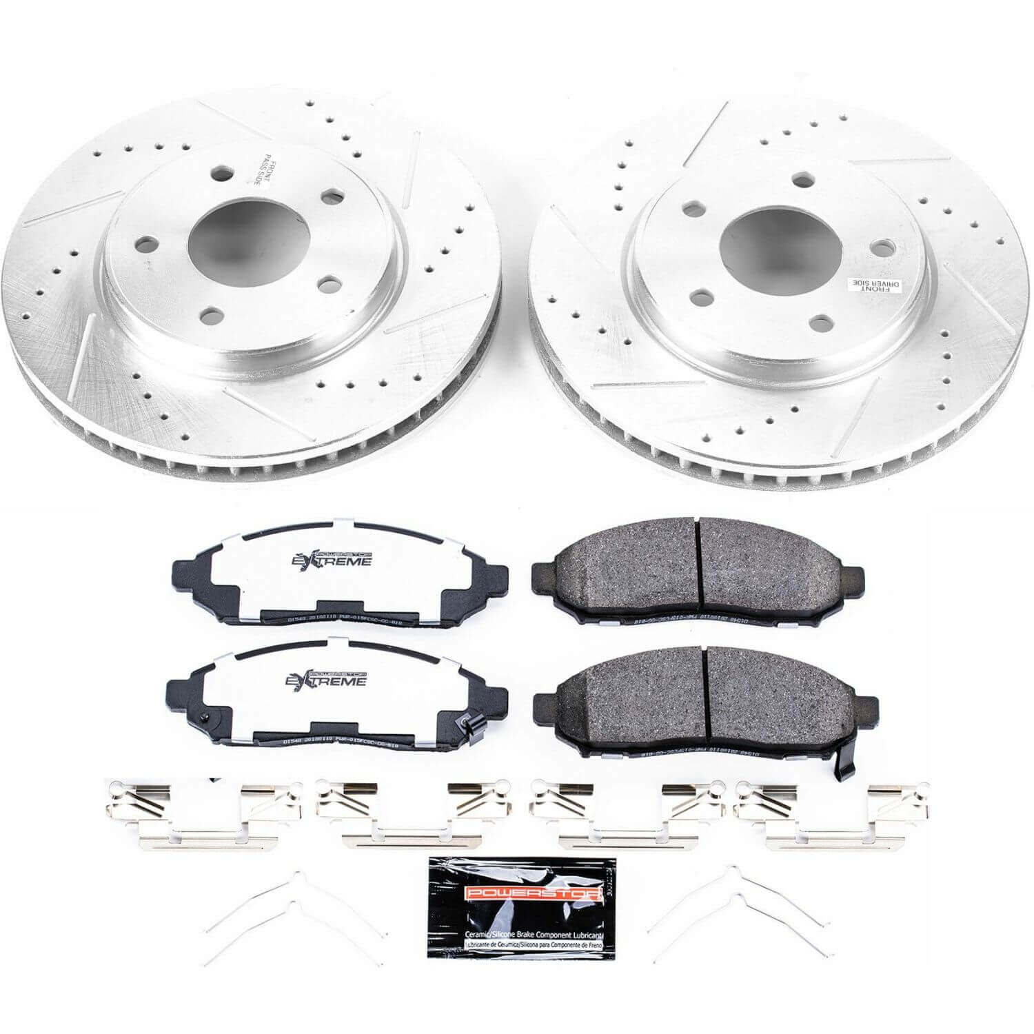 Power Stop K6492-36 Z36 Severe-Duty Truck And Tow 1-Click Front Brake Kit for 2011-2021 Chevrolet City Express product image