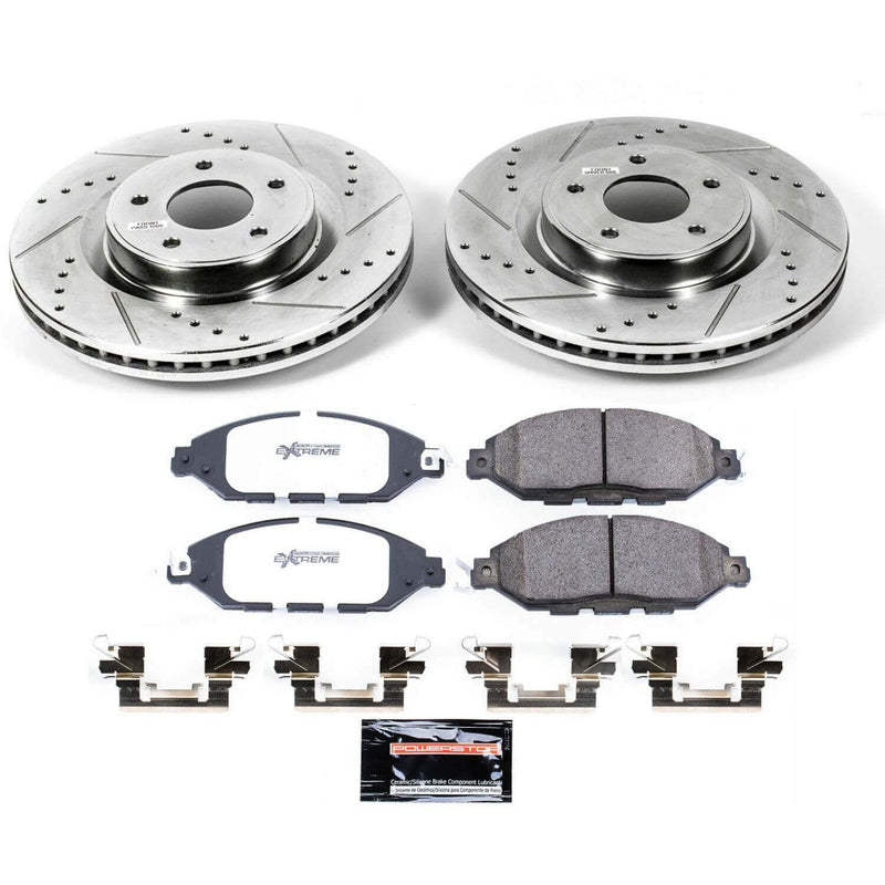 Power Stop K6496-36 Z36 Severe-Duty Truck And Tow 1-Click Front Brake Kit for 2013-2024 INFINITI JX35 product image