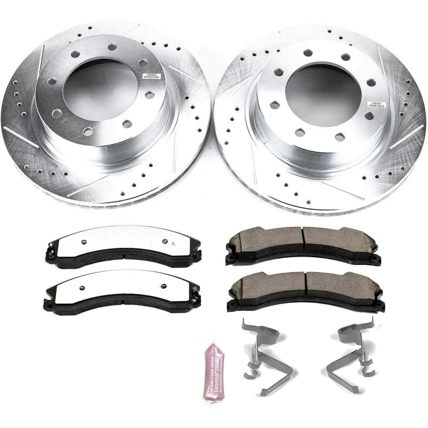 Power Stop K6518-36 Z36 Severe-Duty Truck And Tow 1-Click Front Brake Kit for 2012-2021 Nissan NV1500 product image