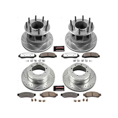 Power Stop K6527-36 Z36 Severe-Duty Truck And Tow 1-Click Front And Rear Brake Kit for 2012 Ford F-350 Super Duty product image