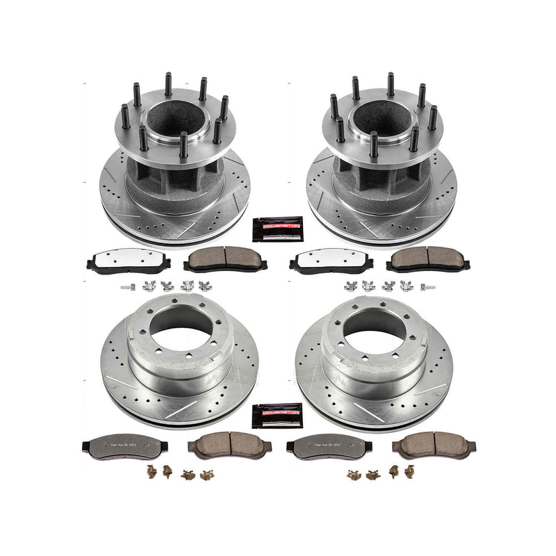 Power Stop K6527-36 Z36 Severe-Duty Truck And Tow 1-Click Front And Rear Brake Kit for 2012 Ford F-350 Super Duty product image