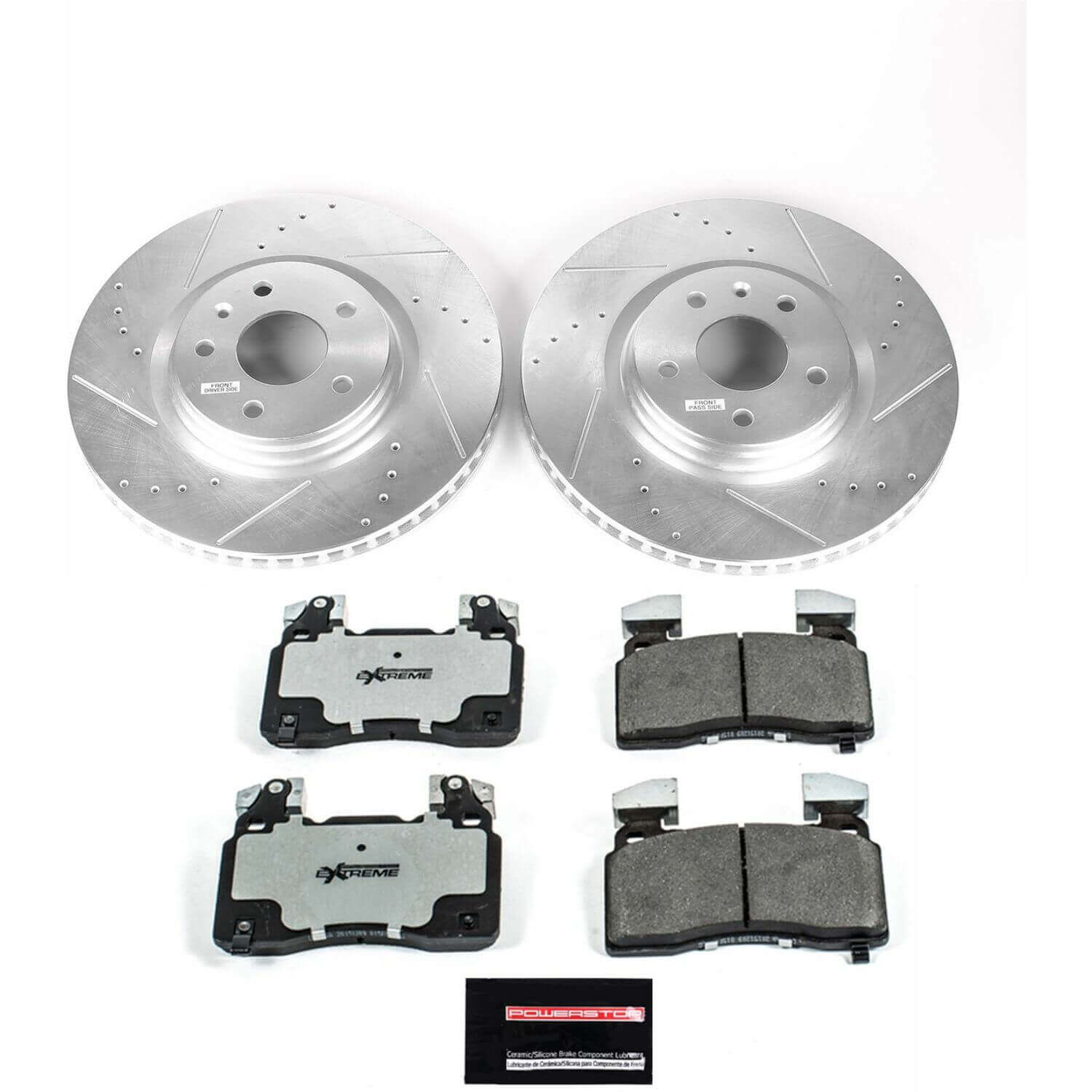 Power Stop K6534-26 Z26 Extreme Street Warrior 1-Click Brake Kit (Front) for 2014-2019 Chevrolet Corvette product image