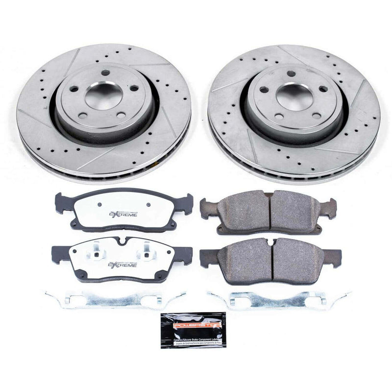Power Stop K6536-36 Z36 Severe-Duty Truck And Tow 1-Click Front Brake Kit for 2012-2017 Dodge Durango product image