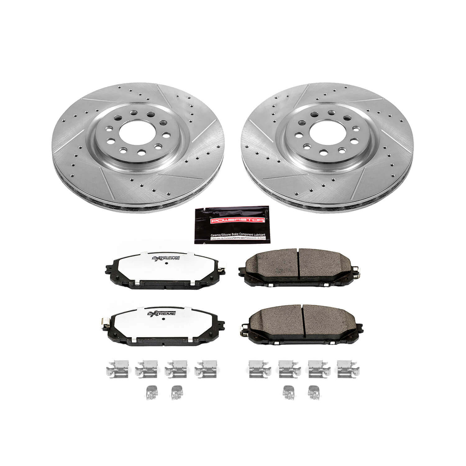Power Stop K6540-36 Z36 Severe-Duty Truck And Tow 1-Click Brake Kit (Front) for 2014-2015 Jeep Cherokee product image