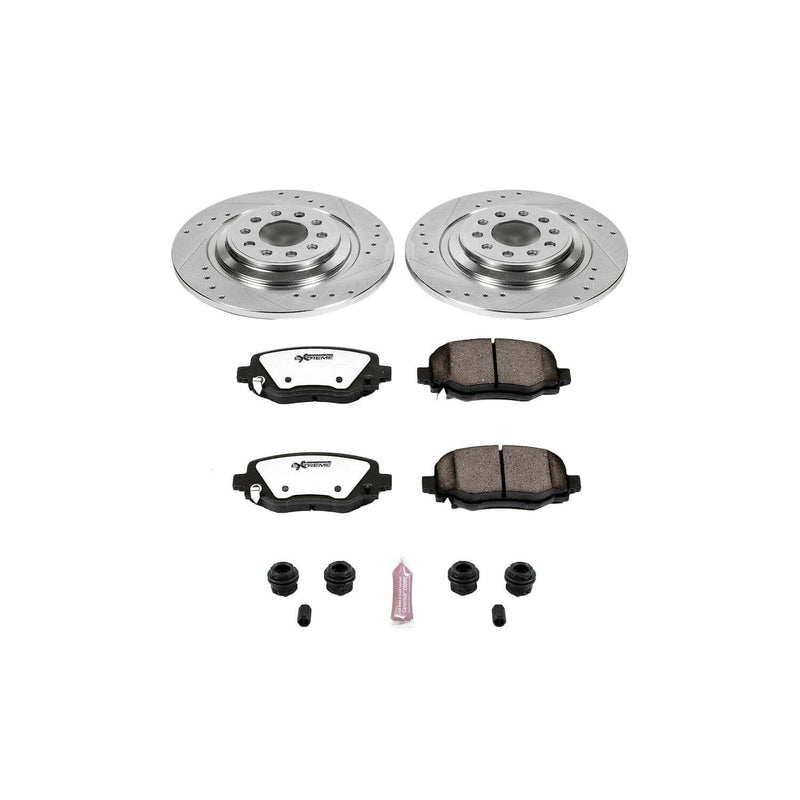Power Stop K6542-36 Z36 Severe-Duty Truck And Tow 1-Click Brake Kit (Rear) for 2014-2023 Jeep Cherokee product image