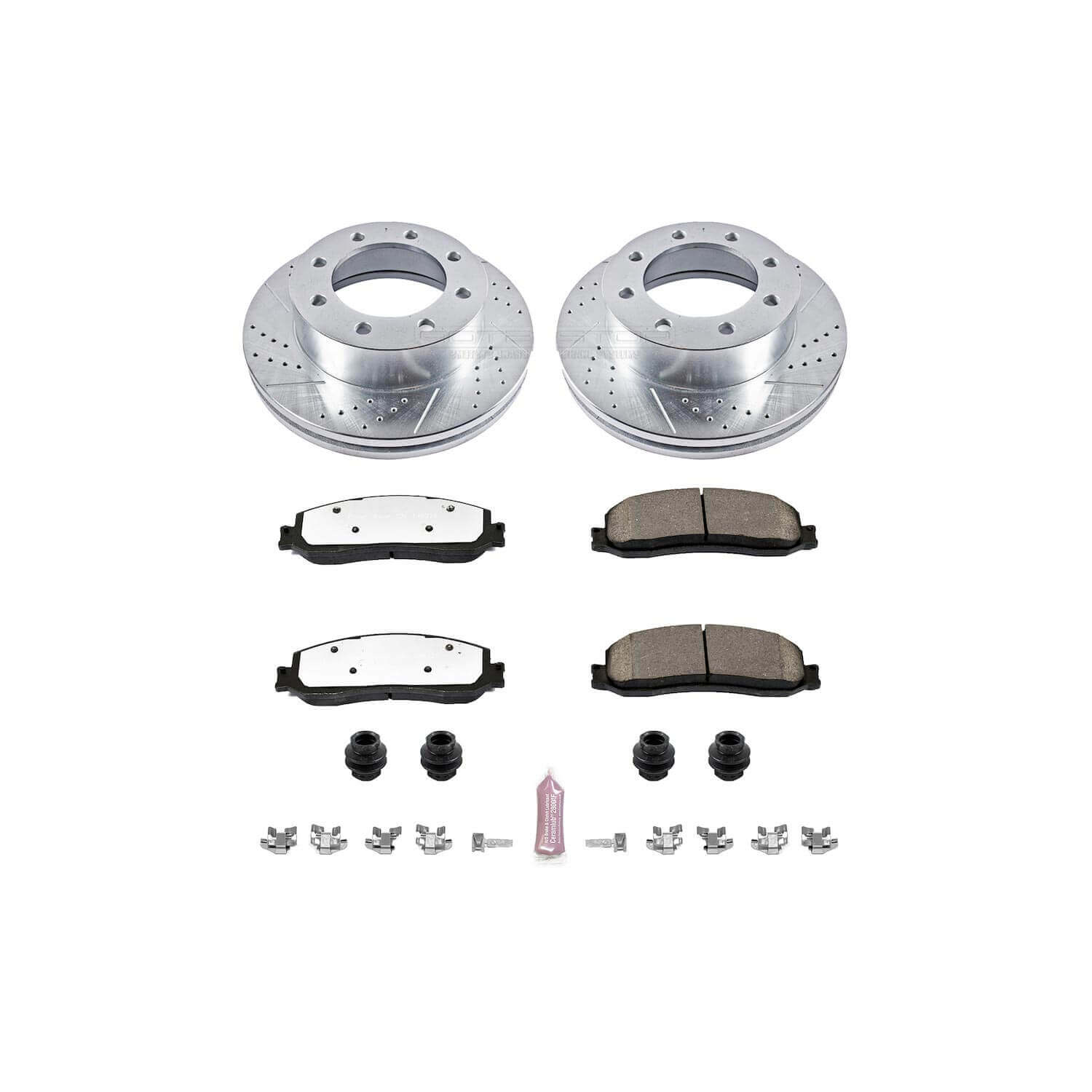 Power Stop K6545-36 Z36 Severe-Duty Truck And Tow 1-Click Brake Kit (Front) for 2012 Ford F-250 Super Duty 4 product image