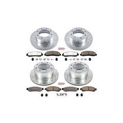 Power Stop K6547-36 Z36 Severe-Duty Truck And Tow 1-Click Brake Kit (Front And Rear) for 2012 Ford F-250 Super Duty 4 Wheel Drive product image